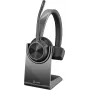 HP Poly Voyager 4300 UC Series 4310 bezdrôtový on-ear headset s USB-C adaptérom a stojanom, certifikovaný pre Zoom 218474-01