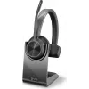 HP Poly Voyager 4300 UC Series 4310 bezdrôtový on-ear headset s USB-C adaptérom a stojanom, certifikovaný pre Zoom 218474-01