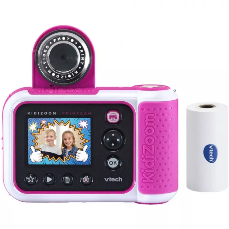 VTech Kidizoom Print Cam ružový – digitálny fotoaparát s termotlačou