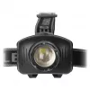 ENTAC EHL-ZOOM-1W-PL Zoom 1W LED čelová lampa, čierna