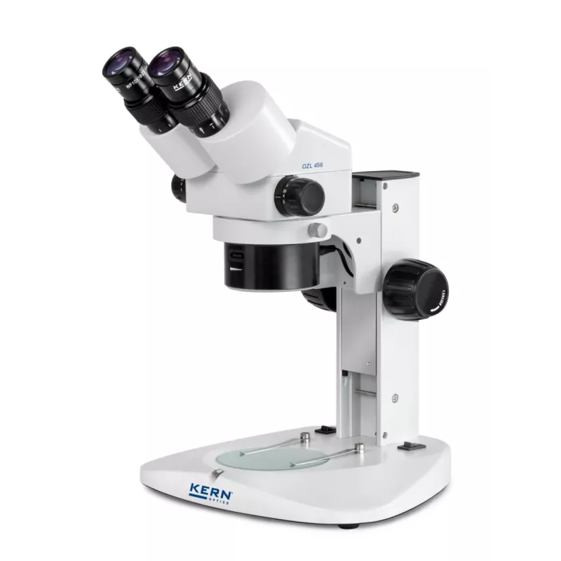 Kern Optics OZL 456 stereo zoom mikroskop binokulár 50x dopadové & prechádzajúce svetlo LED