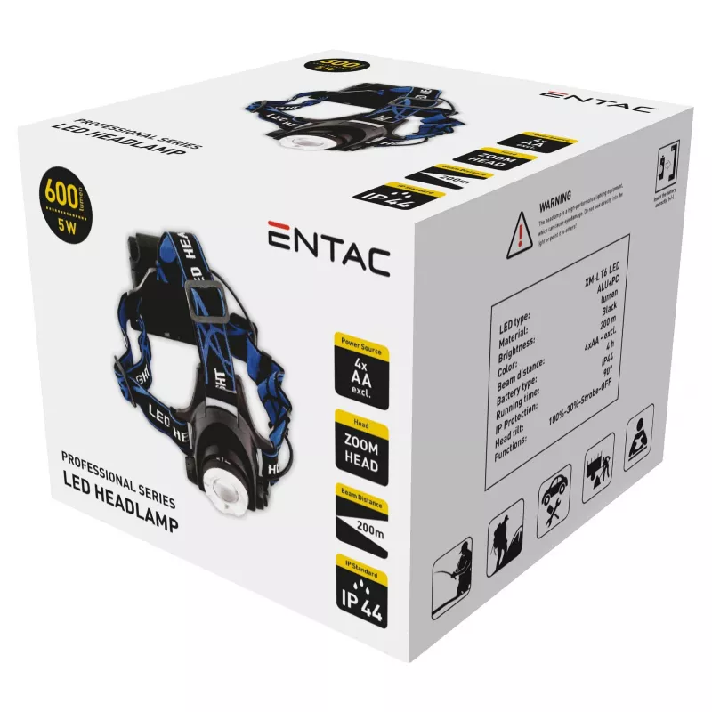 ENTAC Zoom 5W hliníková LED baterka