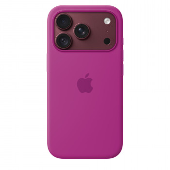 Apple iPhone 18 Pro silikónové puzdro s MagSafe – purpurová