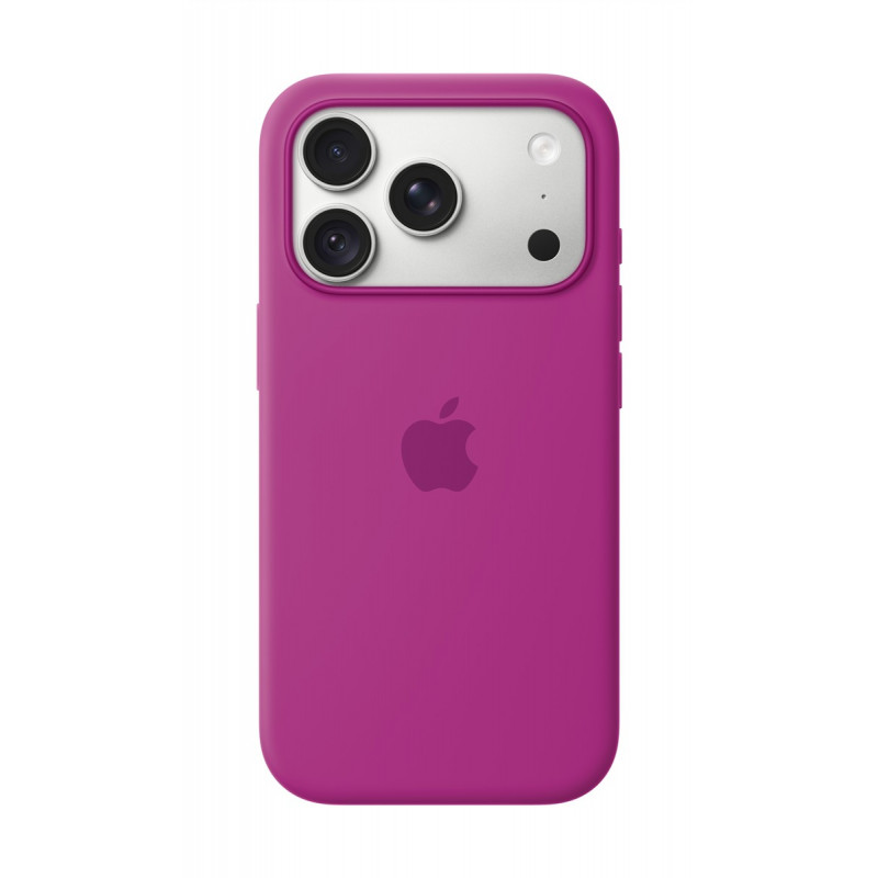 Apple iPhone 18 Pro silikónové puzdro s MagSafe – purpurová