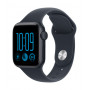 Apple Watch SE 3 GPS 40mm hliníkové puzdro Midnight so športovým remienkom námornícka modrá - S/M