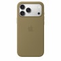 Apple iPhone 18 Pro Max Silicone Case s MagSafe – olivová