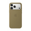 Apple iPhone 18 Pro Max Silicone Case s MagSafe – olivová