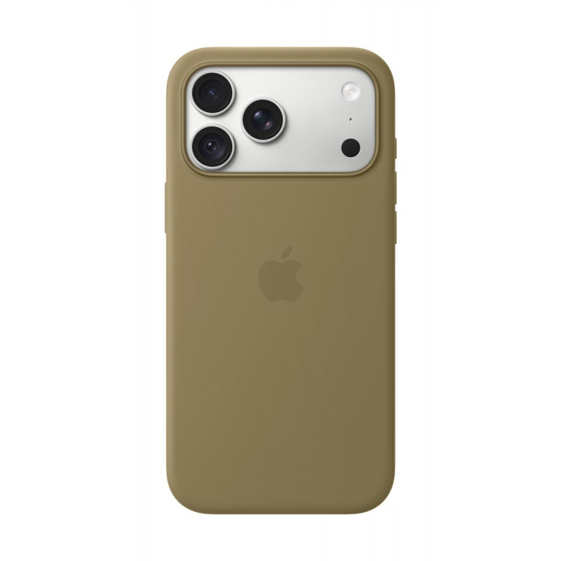 Apple iPhone 18 Pro Max Silicone Case s MagSafe – olivová