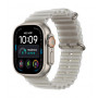 Apple Watch Ultra 4 GPS + Cellular 49 mm puzdro z prírodného titánu s pásom Ocean translucentná sivá