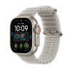 Apple Watch Ultra 4 GPS + Cellular 49 mm puzdro z prírodného titánu s pásom Ocean translucentná sivá