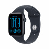 Apple Watch SE 3 GPS + Cellular 44 mm hliníkové puzdro midnight so športovým pásom modrá – M/L
