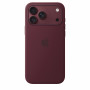 Apple iPhone 18 Pro Max Silicone Case s MagSafe – burgundská