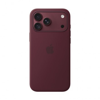 Apple iPhone 18 Pro Max Silicone Case s MagSafe – burgundská