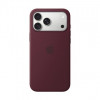 Apple iPhone 18 Pro Max Silicone Case s MagSafe – burgundská