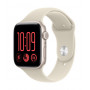 Apple Watch SE 3 GPS + Cellular 44 mm hliníkové puzdro Polarstern so športovým náramkom pieskovým – M/L