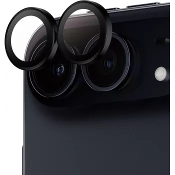 PanzerGlass Hoops ochrana fotoaparátu čierna iPhone Duo