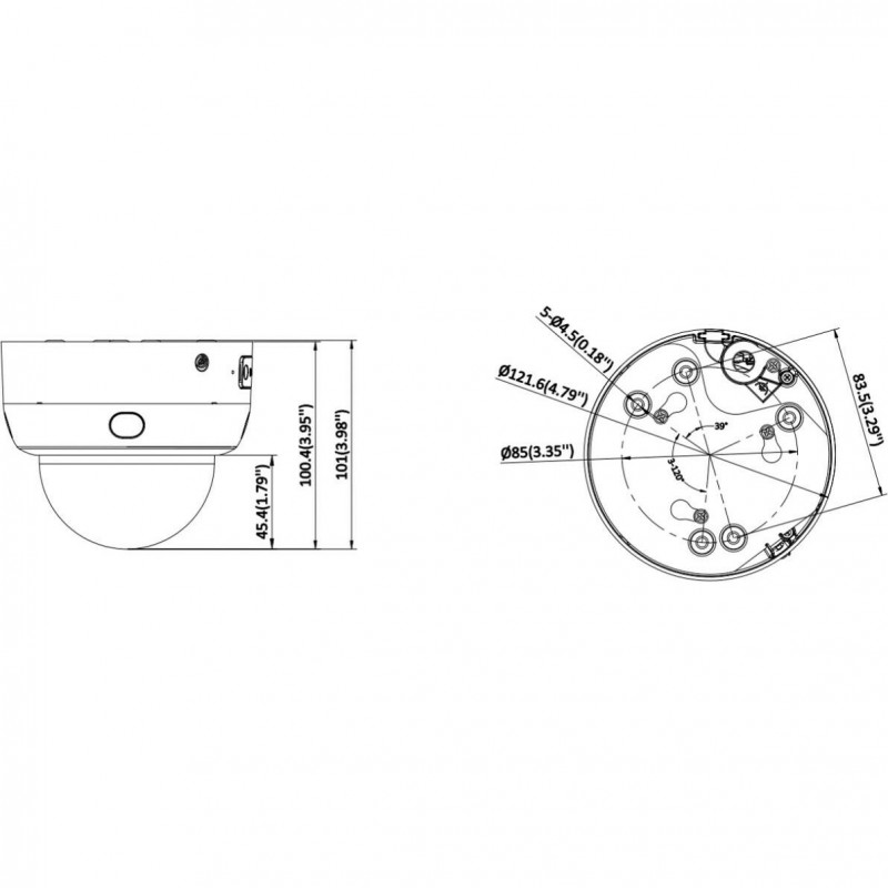 Hikvision DS-2CD2143G2-LIPTRZS2UY(2.8/4) čierna Dome 4MP EasyIP 2.0 bezpečnostná kamera