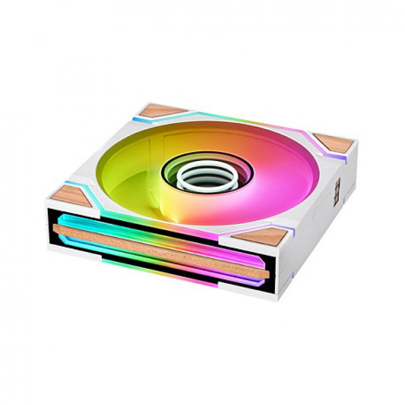 Thermaltake SWAFAN 120 EX INFINITY Snow Wood Edition balenie 3 ks skriňových ventilátorov