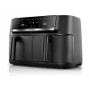 Bosch Serie 4 MAFD440B7 Dual-Basket teplovzdušná fritéza, 9 L, 2500 W, čierna