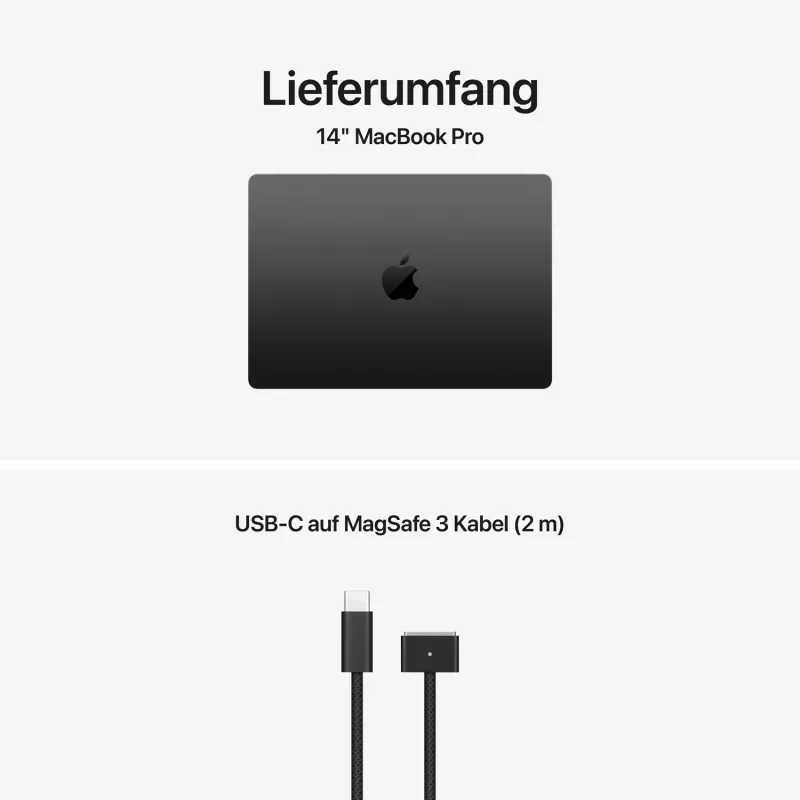 Apple MacBook Pro 14 palcov M5 10-jadrový CPU 10-jadrový GPU 24GB – Space Black (CTO)