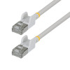 StarTech Slim Cat6a U/FTP patch kábel RJ45, 0,5 m, biely