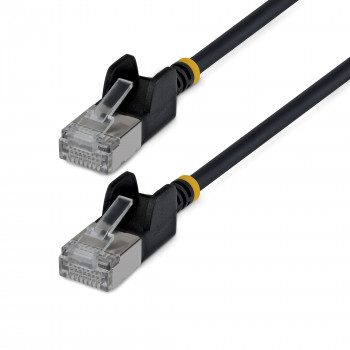 StarTech Slim Cat6a U/FTP patch kábel RJ45, 1 m, čierna