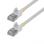 StarTech Slim Cat6a U/FTP patch kábel RJ45, 0,3 m, biely
