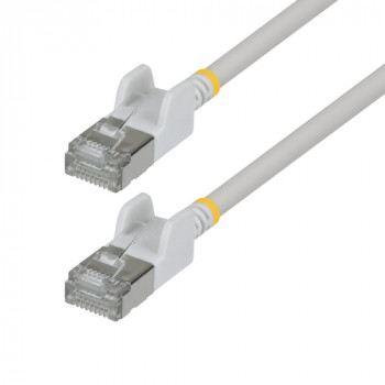 StarTech Slim Cat6a U/FTP patch kábel RJ45, 0,8 m, biela