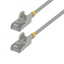 StarTech Slim Cat6a U/FTP patch kábel RJ45, 0,15 m, sivý