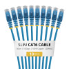 StarTech.com N6PAT50CMBLS10PK Tenký prepojovací kábel Cat6, RJ45, 0,5 m, modrý, balenie 10 ks