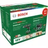 Bosch DIY sada UniversalImpact 18V + AdvancedOrbit 18V, 2x 2,0Ah Li-Ion batéria, akumulátorová príklepová vŕtačka + akumulátorová excentrická brúska, zelená (06039D410A)