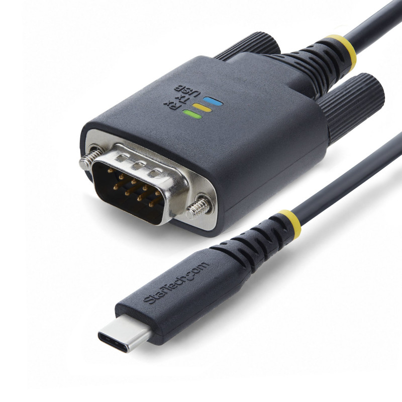 StarTech.com USB-C na RS-232 sériový adaptérový kábel, DB9 konektor samica, 2 m
