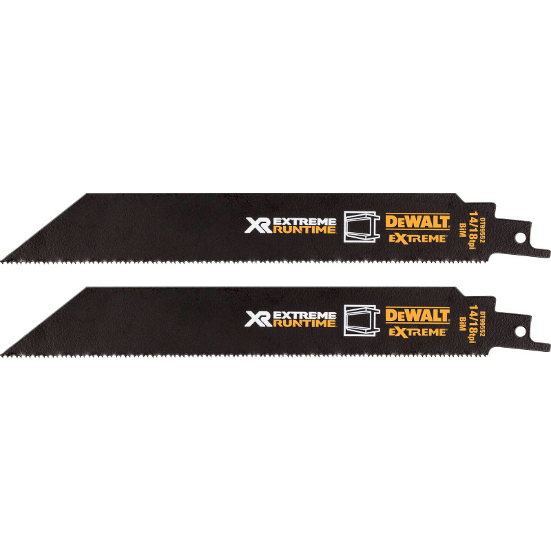 DeWalt Extreme Runtime DT99550-QZ sada čepelí na šabľovú pílu, 13 dielov, 152-230 mm