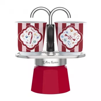 Bialetti Mini Express Moka kanvička set s 2 šálkami (5461)