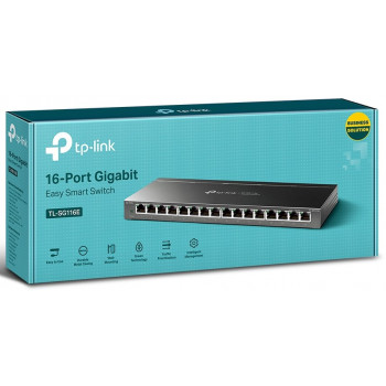 TP-Link TL-SG116E 16-portový Gigabit Easy Smart switch, V2.4