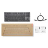 Lenovo Wireless Multi-Mode mechanická klávesnica 8000, nemecké rozloženie, sivá