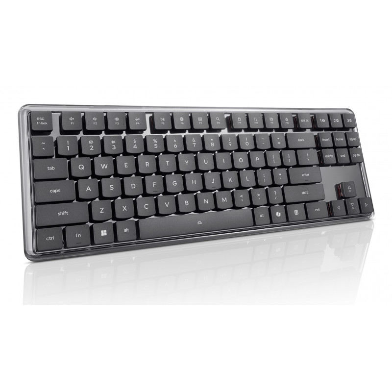 Lenovo Wireless Multi-Mode mechanická klávesnica 8000, nemecké rozloženie, sivá