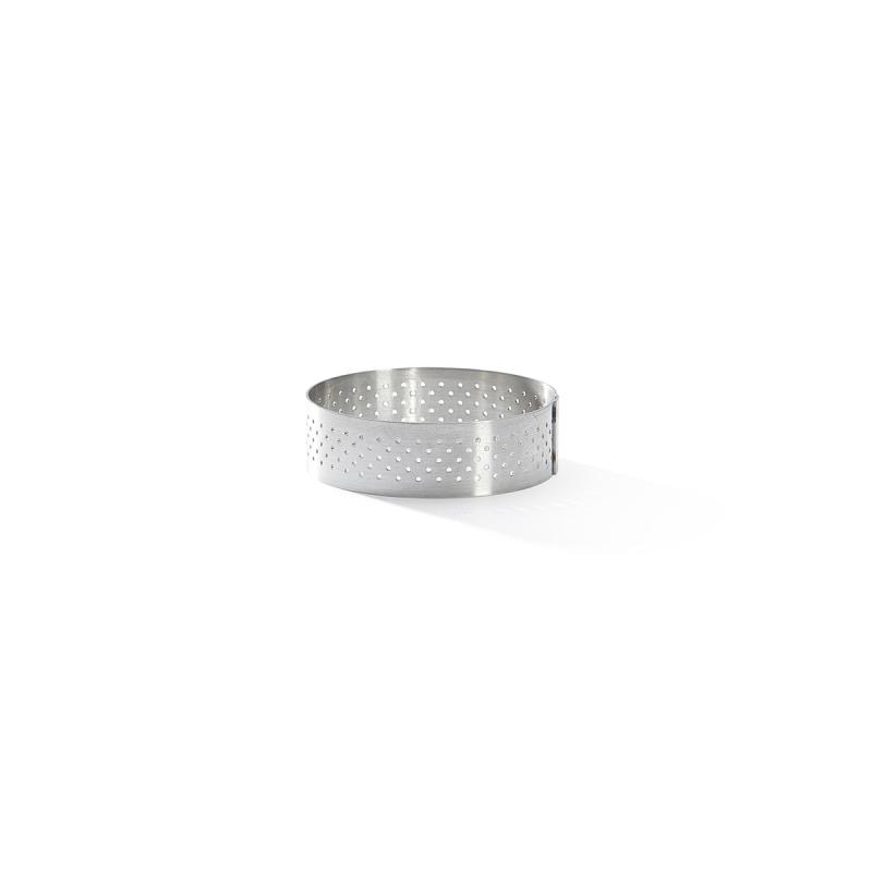 De Buyer Perforovaný nerezový okrúhly krúžok na tart, 6,5 cm (3099.02)