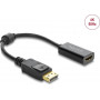 Delock Aktívny DisplayPort 1.4 na HDMI adaptér, 4K 60 Hz, HDR