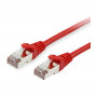Equip Cat6a S/FTP patch kábel RJ45, 5 m, červený, LSZH