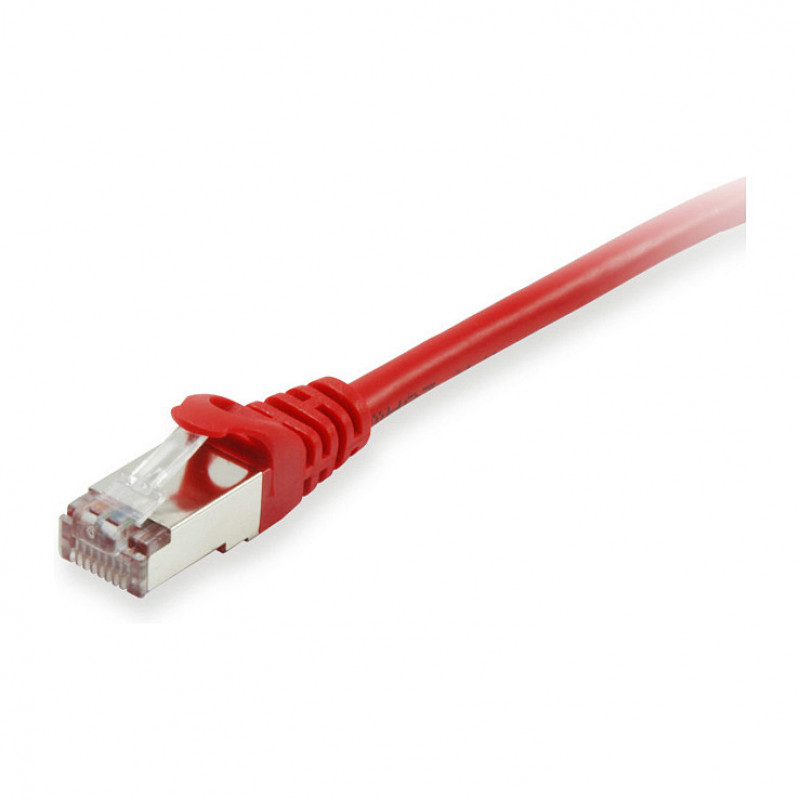 Equip Cat6a S/FTP patch kábel RJ45, 5 m, červený, LSZH