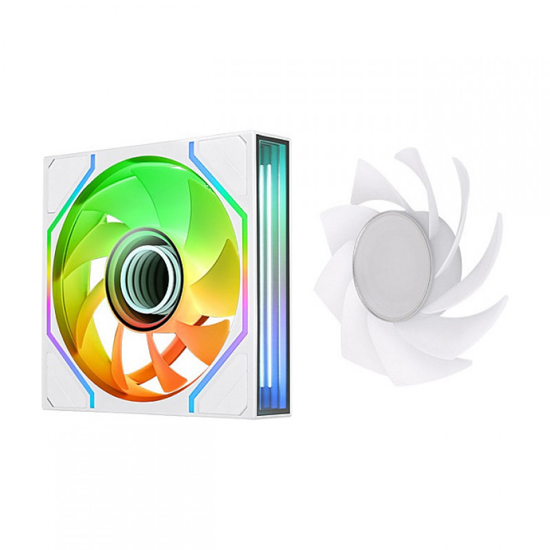 Thermaltake SWAFAN 120 EX INFINITY ARGB Sync Snow 120 mm skriňový ventilátor, biely