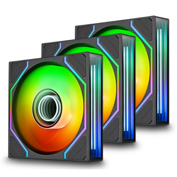 Thermaltake SWAFAN INFINITY EX14 ARGB Sync 140 mm skriňový ventilátor, čierny, balenie 3 ks
