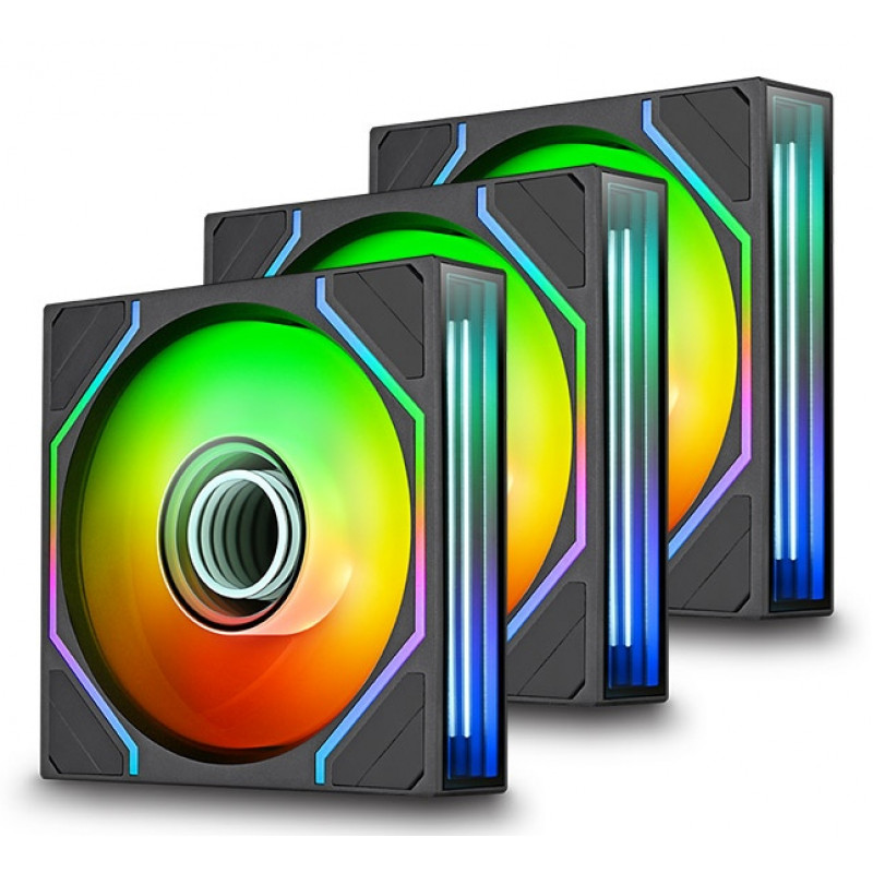 Thermaltake SWAFAN INFINITY EX14 ARGB Sync 140 mm skriňový ventilátor, čierny, balenie 3 ks