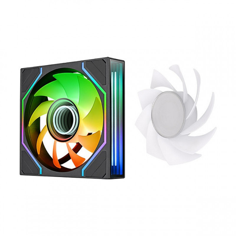 Thermaltake SWAFAN INFINITY EX14 ARGB Sync 140 mm skriňový ventilátor, čierny, balenie 3 ks