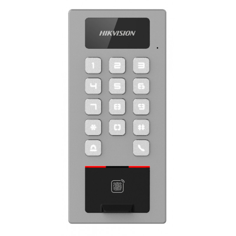 Hikvision DS-K1T502DBFWX čítačka prístupu sivá