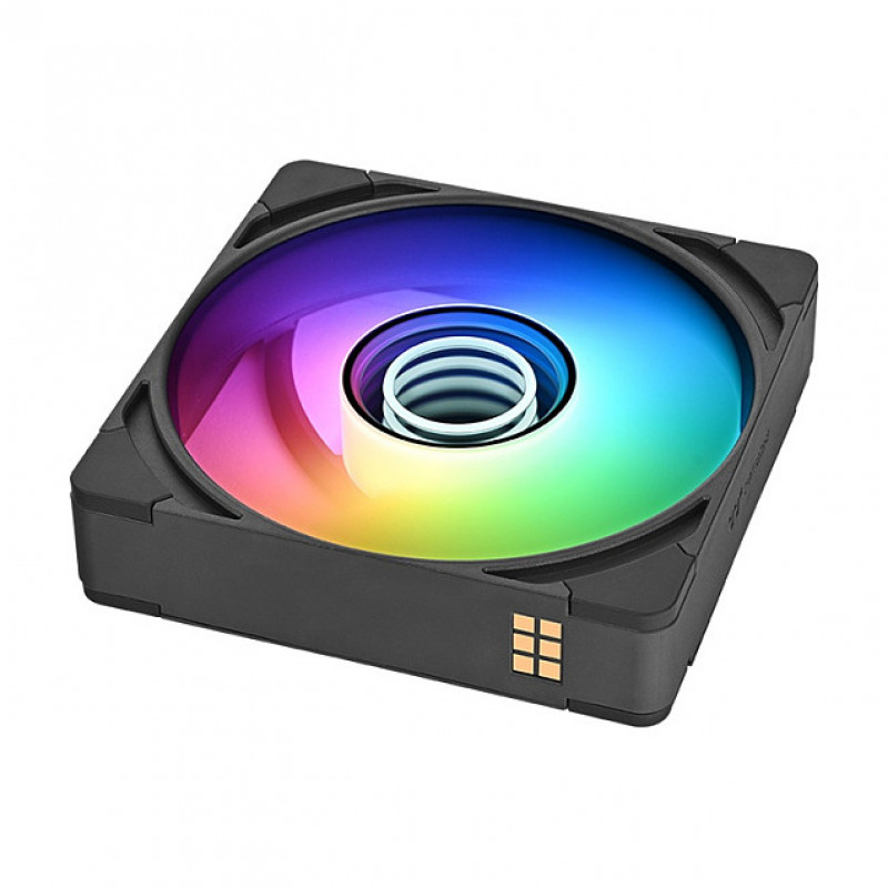 Thermaltake CT140 EX INFINITY ARGB Sync 140 mm skriňový ventilátor, čierny, balenie 3 ks