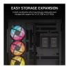 Corsair 2800X RS-R ARGB panoramatická skriňa Micro-ATX, čierna