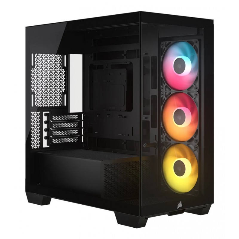 Corsair 2800X RS-R ARGB panoramatická skriňa Micro-ATX, čierna
