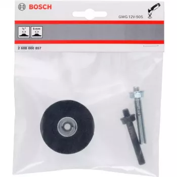 Bosch 2608000857 nosný tanier, 50 mm, Quick Lock, čierny (pre GWG 12V-50 S Professional)
